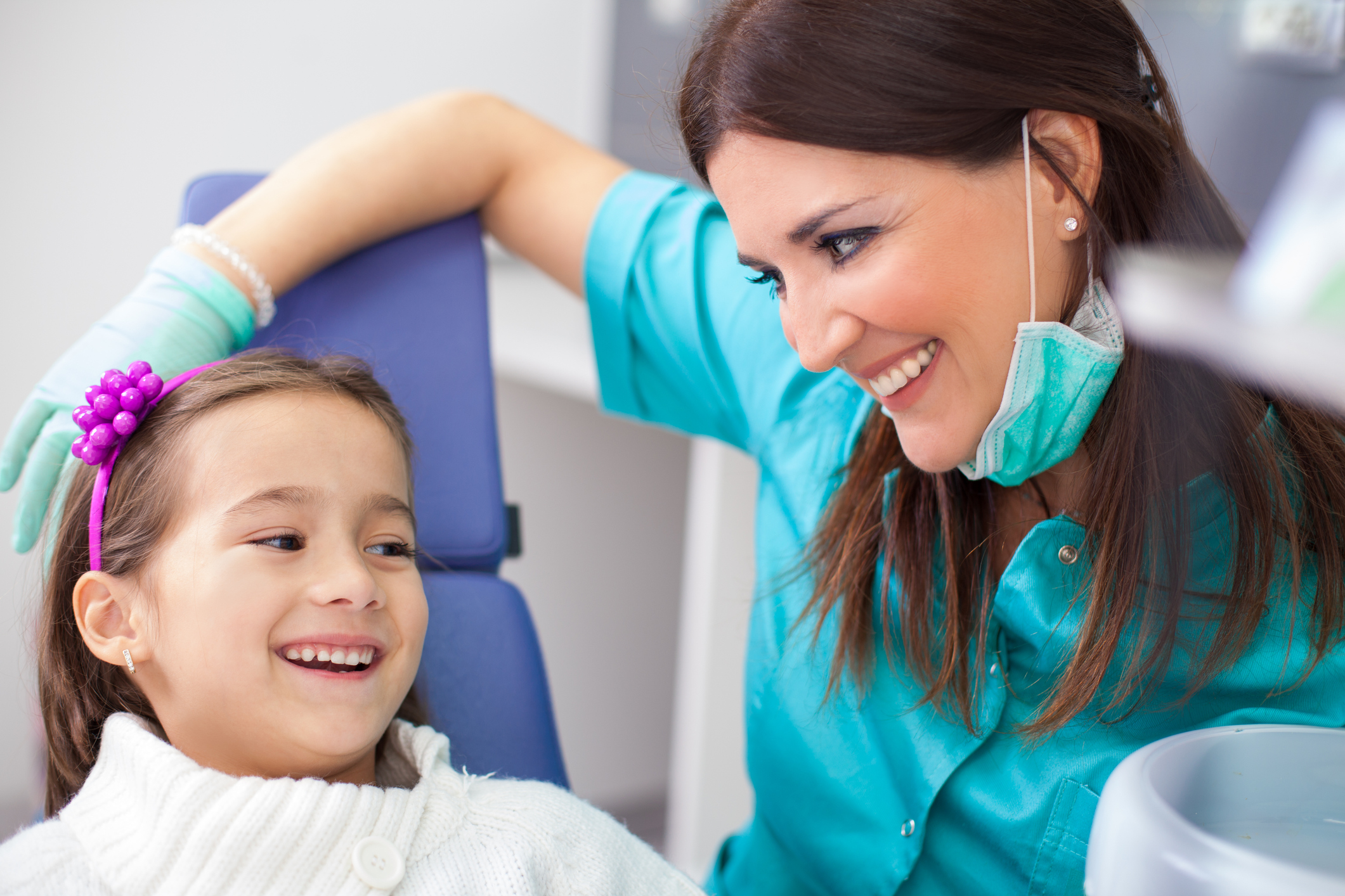 Dental Office Visit – Brushing Dental Office Visit – Brushing